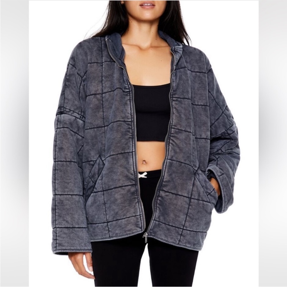 Quilted Zip Up Jacket